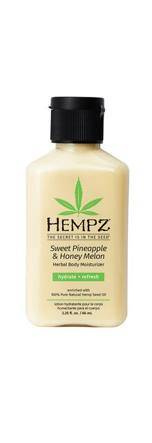 Hempz Sweet Pineapple and Honey Melon Herbal Body Moisturizer Travel Size Hempz Sweet Pineapple and Honey Melon Herbal Body Moisturizer Travel Size